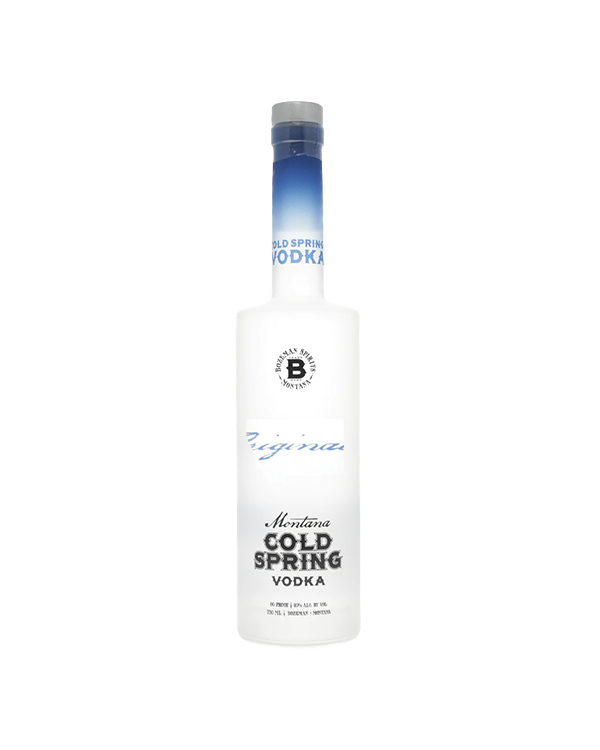 Bozeman Spirits Cold Spring Vodka 750 ml (GLASS BOTTLE)