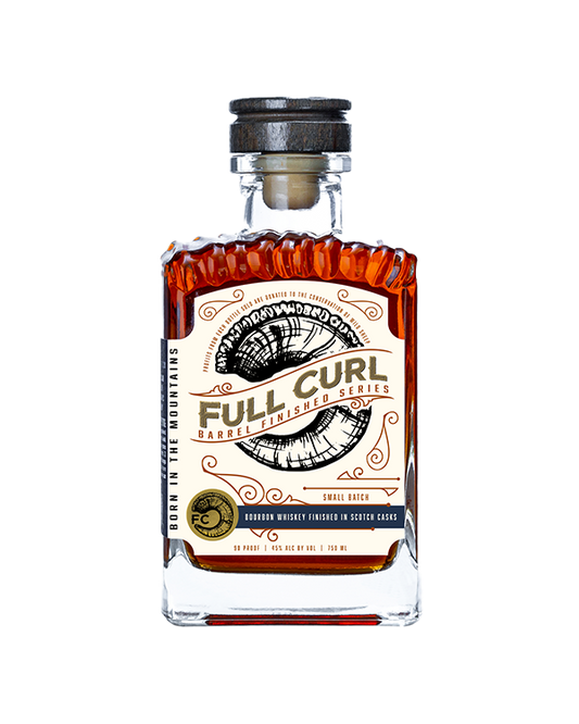 Full Curl Barrel Finished Series Bourbon Whiskey Finished In Scotch Casks 750ml