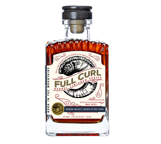 Full Curl Barrel Finished Series Small Batch Bourbon Whiskey in Port Casks 750 ml