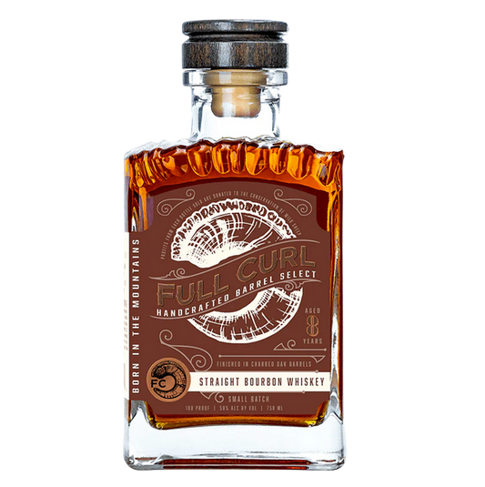 Full Curl Straight Bourbon Whiskey 8 year 750ml