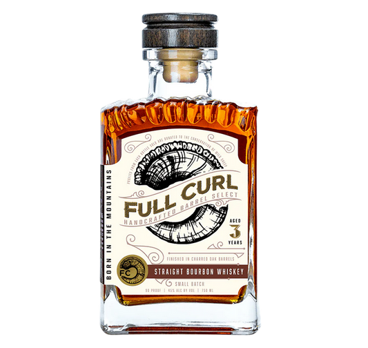 Full Curl Straight Bourbon Whiskey Small Batch 3 year 750 ml