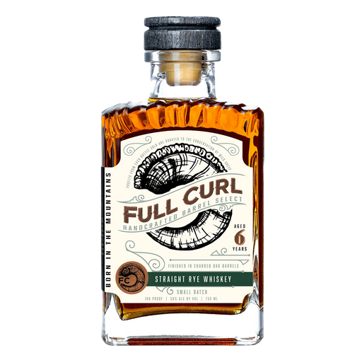Full Curl Straight Rye Small Batch 6 year 750 ml
