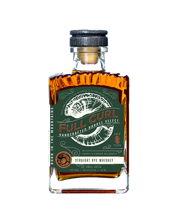 Full Curl Straight Rye Small Batch 8 year 750 ml