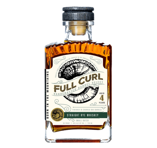 Full Curl Straight Rye Whiskey 4 year 750ml