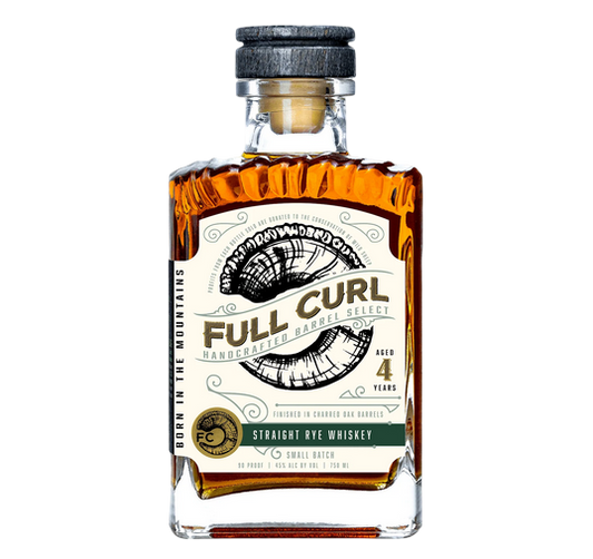 Full Curl Straight Rye Whiskey 4 year 750ml