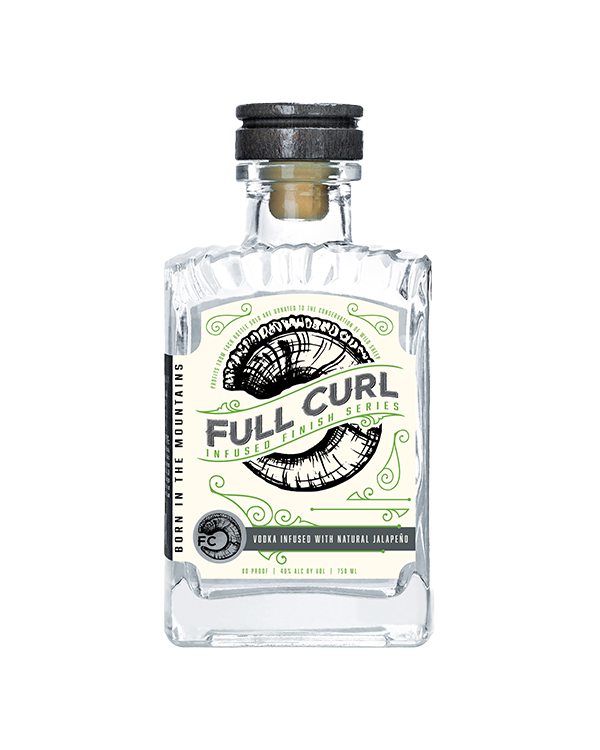 Full Curl Vodka Infused With Natural Jalapeno 750ml