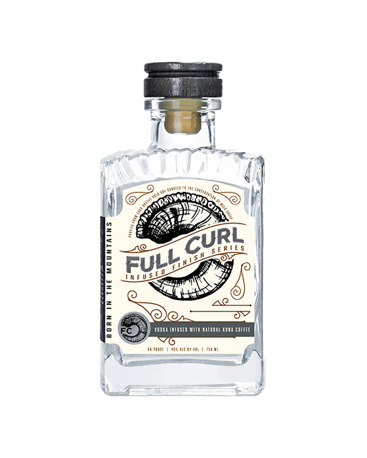 Full Curl Vodka Infused With Natural Kona Coffee 750ml