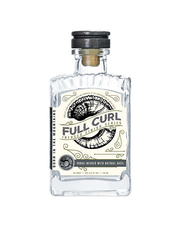 Full Curl Vodka Infused with Natural Basil 750ml