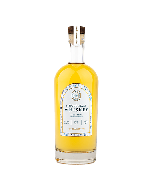 Spotted Bear Spirits Single Malt Whiskey 2 year 750 ml
