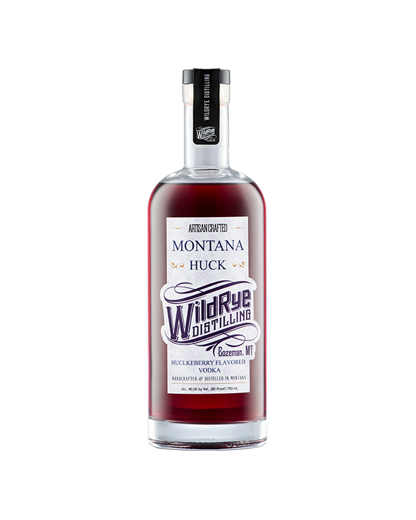 Wildrye Distilling Montana Huck (Huckleberry Flavored Vodka) 750 ml