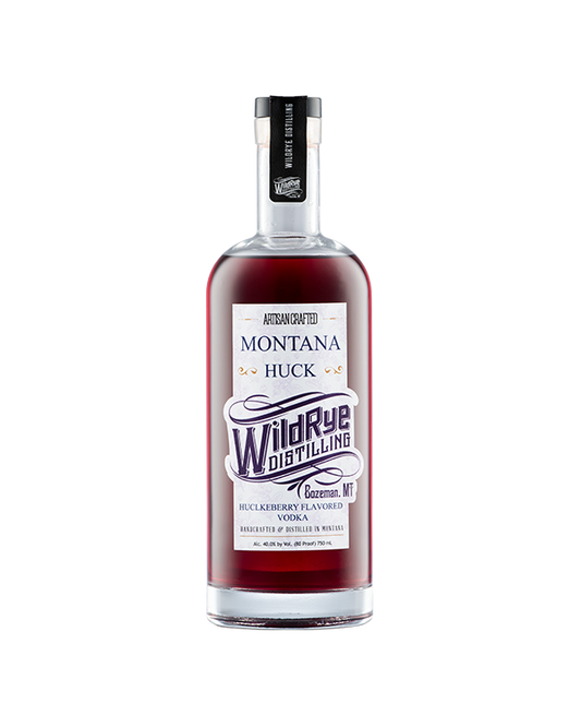 Wildrye Distilling Montana Huck (Huckleberry Flavored Vodka) 750 ml
