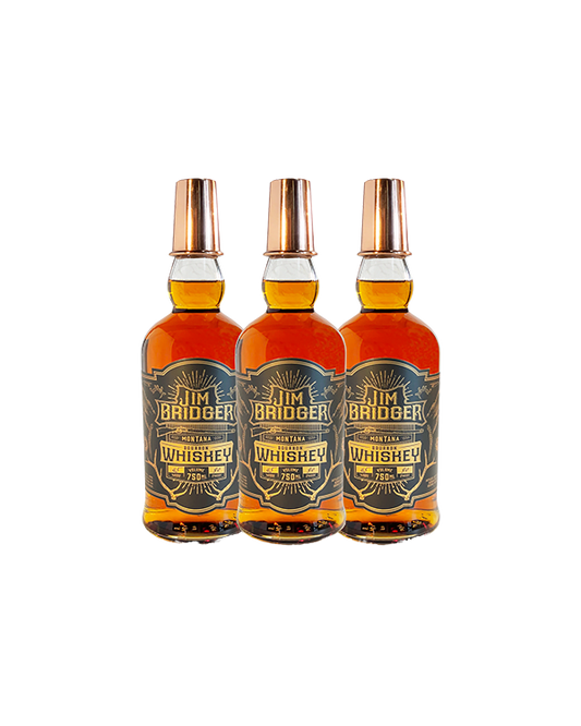 Bozeman Spirits Jim Bridger Whiskey 750 ml - Three Bottle Bundle