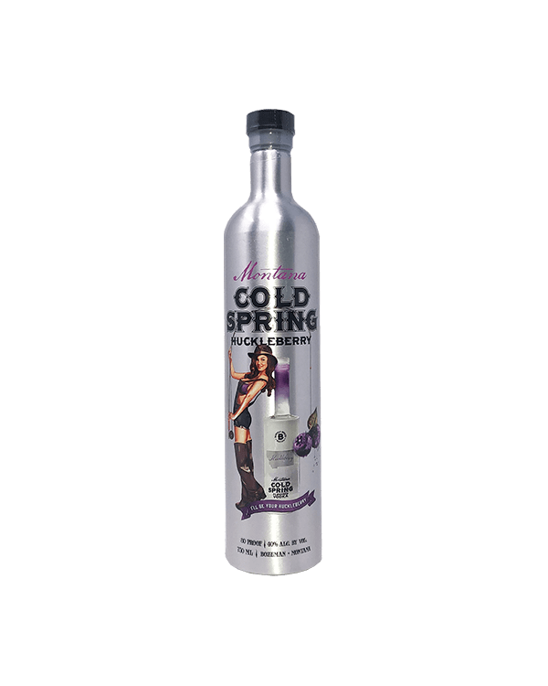 Bozeman Spirits Naturally-flavored Huckleberry Vodka 750 ml (METAL BOTTLE)