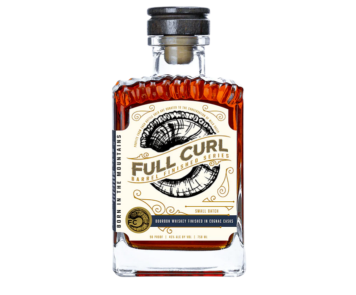 Full Curl Bourbon Whiskey Finished In Cognac Casks 750ml
