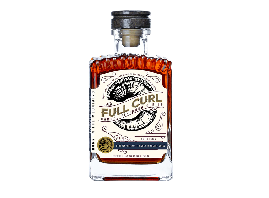 Full Curl Bourbon Whiskey Finished In Sherry Casks 750ml
