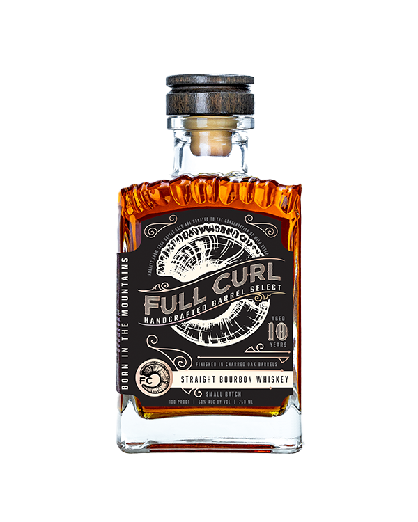Full Curl Straight Bourbon Small Batch 10 year 750 ml