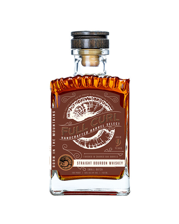 Full Curl Straight Bourbon Whiskey 9 year 750ml