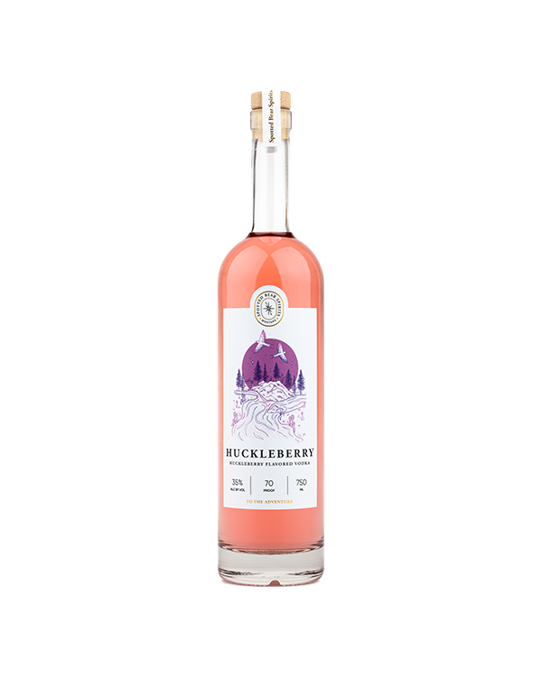Spotted Bear Spirits Huckleberry Flavored Vodka 750ml