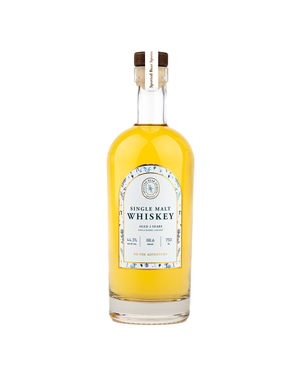 Spotted Bear Spirits Single Malt Whiskey 2 year 750 ml